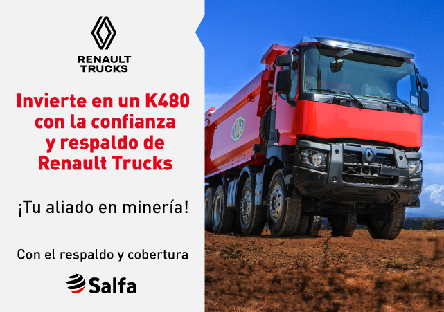 Invierte en un camión K480 Renault Trucks para minería